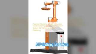 เครื่อง AI Palletizer ระบบความปลอดภัยอัจฉริยะ
