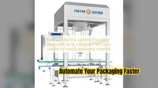 หุ่นยนต์ Palletizer ที่มีประสิทธิภาพสำหรับบรรจุภัณฑ์น้ำหนักเบา