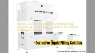 เครื่องบรรจุของเหลวที่มีฤทธิ์กัดกร่อนสำหรับขวดขนาด 5,000 มล