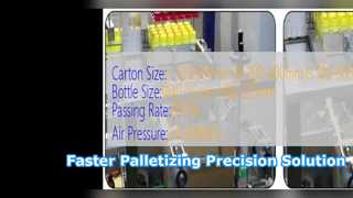 เครื่อง Palletizer อัตโนมัติสำหรับผลิตภัณฑ์บรรจุขวด