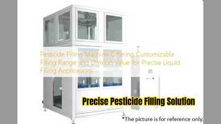 เครื่องบรรจุยาฆ่าแมลงที่มีความแม่นยำเพื่อการจ่ายของเหลวที่แม่นยำ