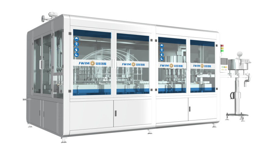 GX-16-12TS เครื่องเติมปริมาณความเร็วสูง แบบติดตามแบบบูรณาการ 10000BPH 380V 6KW