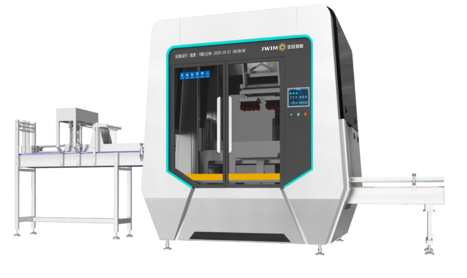 6-12 กล่อง/นาที KZJ-2AH เครื่องบรรจุกล่องกล่องแบบอัตโนมัติเต็ม 380V 5.5KW
