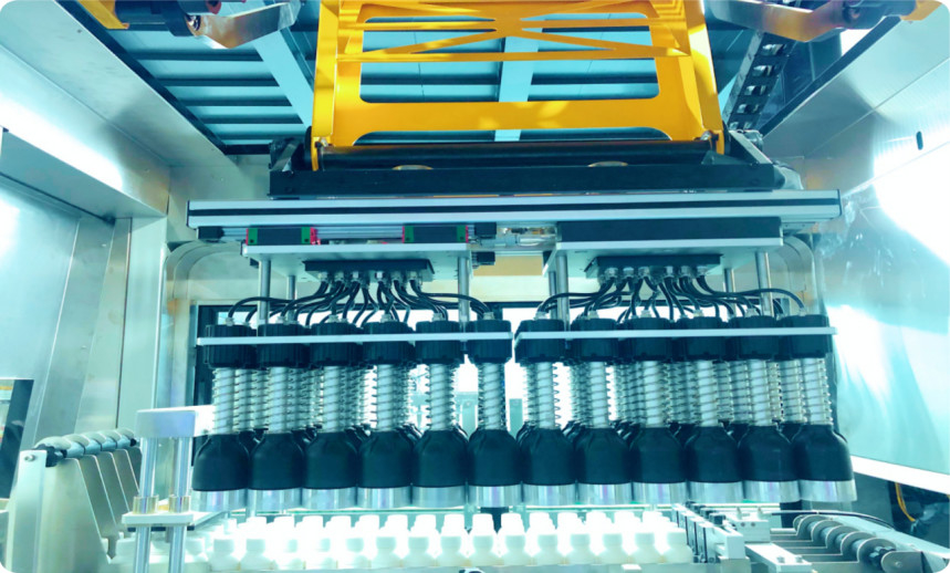 6-12 กล่อง/นาที KZJ-2AH เครื่องบรรจุกล่องกล่องแบบอัตโนมัติเต็ม 380V 5.5KW