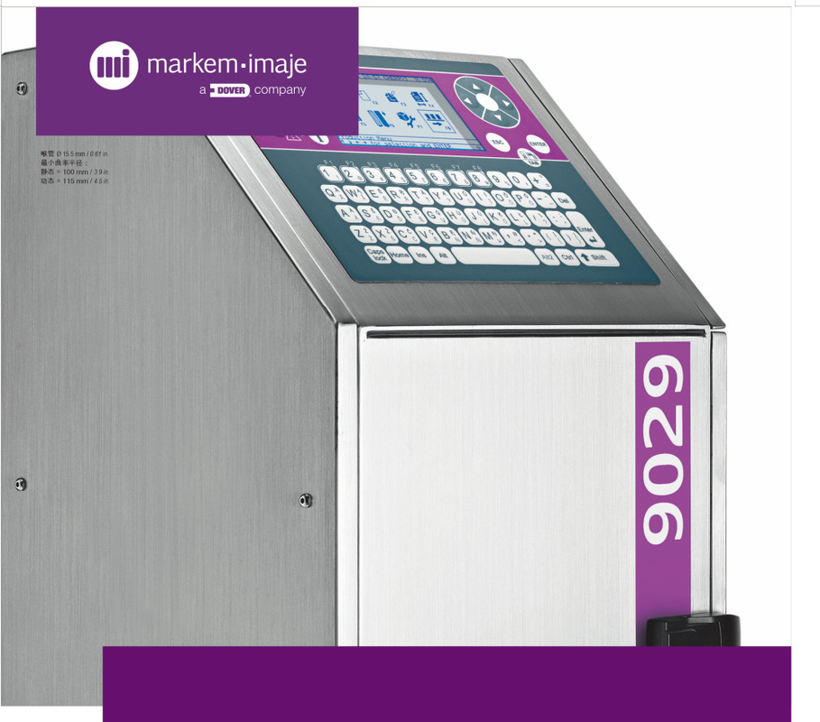 Markem·Imaje 9029 เครื่องพิมพ์ชนิดเล็ก 100-240VAC, 50/60Hz, 34W