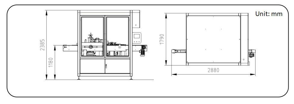 TN-200DH เครื่องติดป้ายขวดกลมอัตโนมัติความเร็วสูงหมุนสําหรับ 5L-30L สายบรรจุขวด 10000 BPH