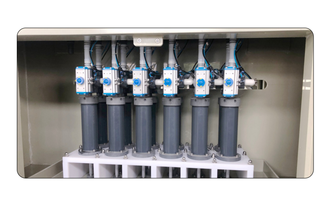 Anti Corrosion PP Frame 12-Nozzles เครื่องเติมพิสตองอัตโนมัติ