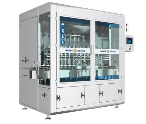 50-1000 มิลลิลิตร PLC การควบคุมยาฆ่าแมลง 12 กล่อง เครื่องเติมพิสตันอัตโนมัติ
