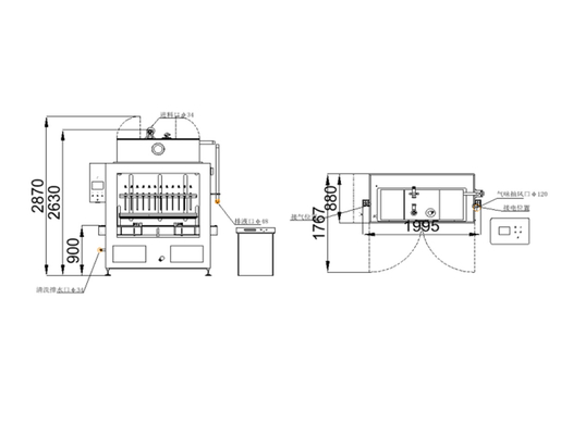 CDP-12E เครื่องเติมคอมพิวเตอร์ขนาดเล็ก การบูรณาการง่ายในสายการผลิต สําหรับบรรจุสารเหลวเคมีที่ไม่มีรอยต่อ
