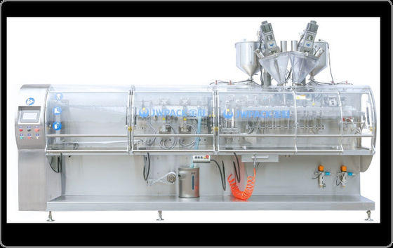 เครื่องบรรจุแนวนอนอัตโนมัติผง SUS304 Stainless Steel