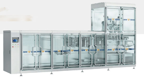 เครื่องบรรจุและปิดผนึกถุงอัตโนมัติขนาด 200 มล. ถุงคู่ 6kw